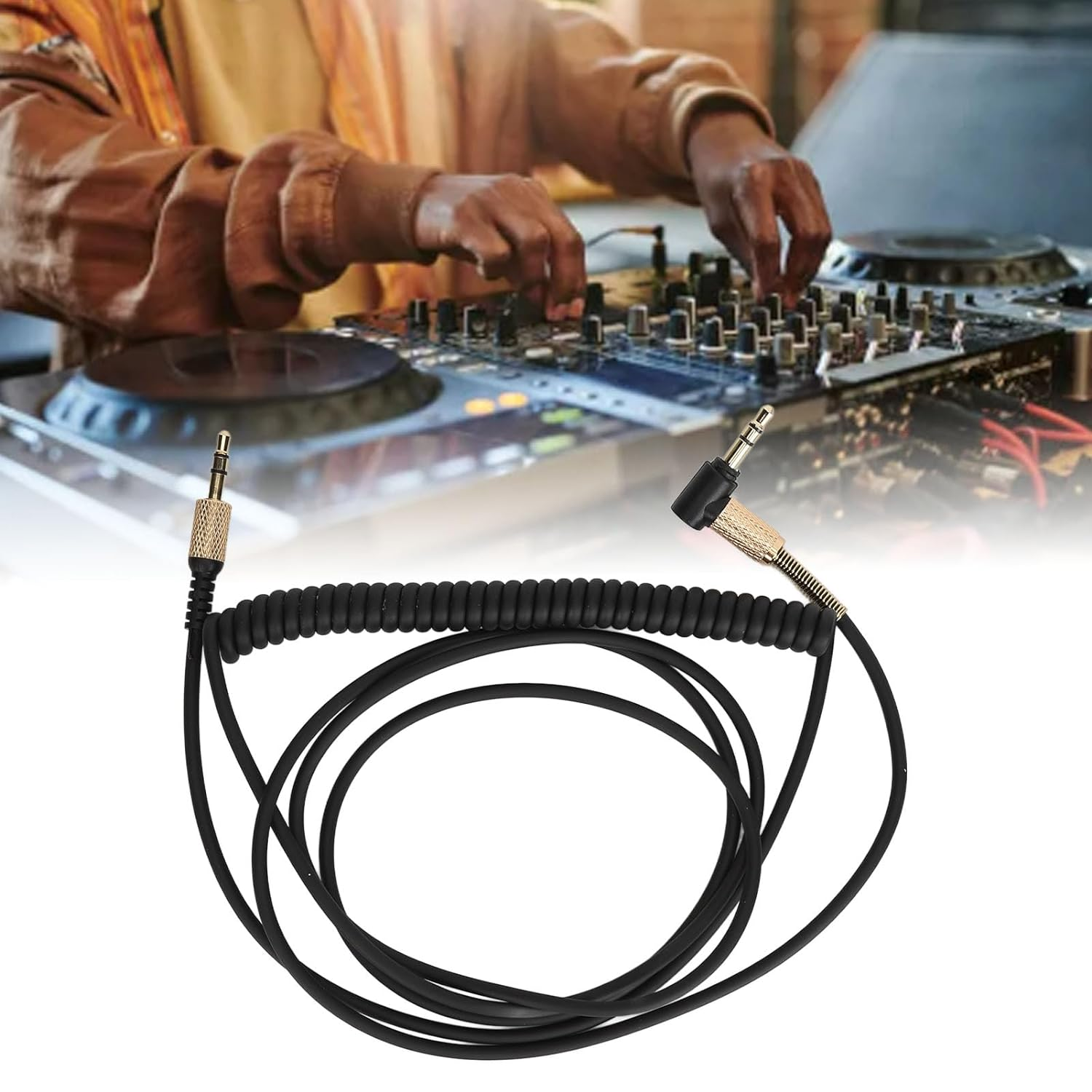 Major 3 Cable for , Replacement Cable Extension Cord for Monitor 2 II Mid A.N.C Major 3 III IV 4 ANC, 3.5Mm Male to 3.5Mm Male Cable for Headphone image number 1