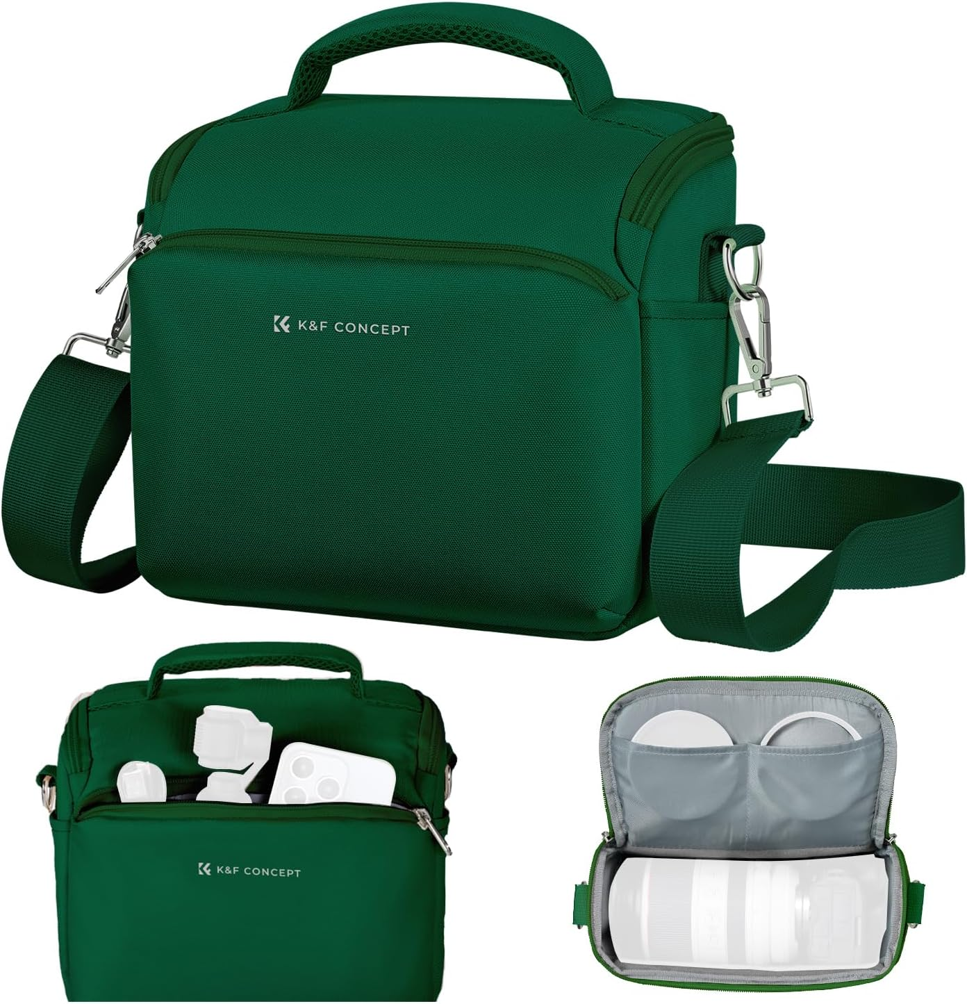 K&F Concept Camera Sling Bag Small Crossbody Camera Case Dslr/Slr/Cute Compact Shoulder Photography Bags for Photographers