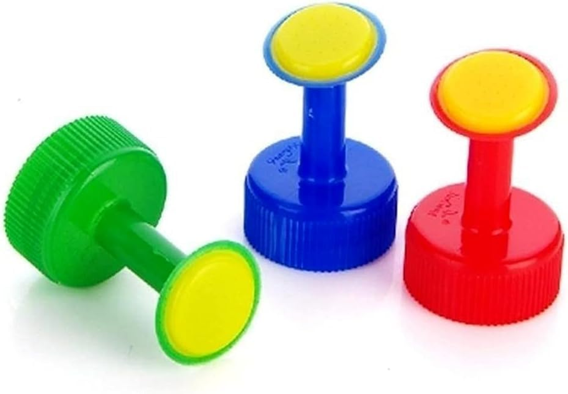 3Pcs Portable Bottle Top Sprinkler Gardening Plant Watering Attachment Spray-Head Soft Drink Bottle Water Can Top Waterers Seedling Irrigation Equipment image number 2