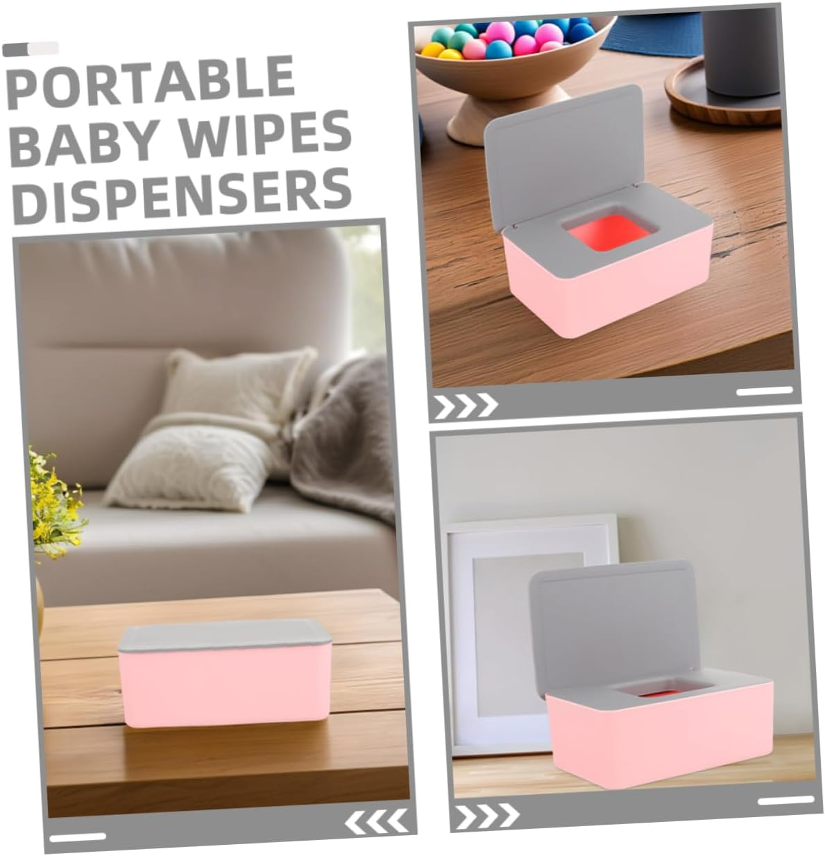 Anneome Wet Tissue Case Portable Wet Wipes Box Sealed Lid Large Capacity Stylish Design