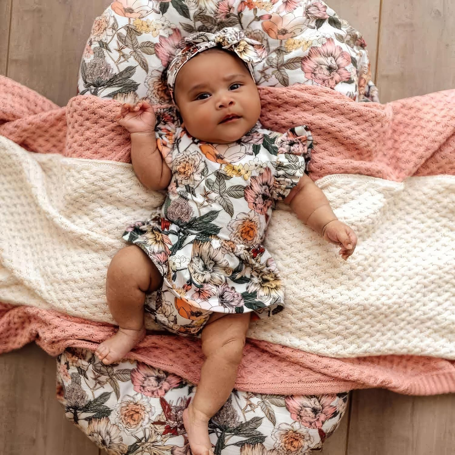 Snuggle Hunny Cotton Baby Dress - Soft, Stretchy, Perfect for Crawling and Walking Toddler Dress image number 2