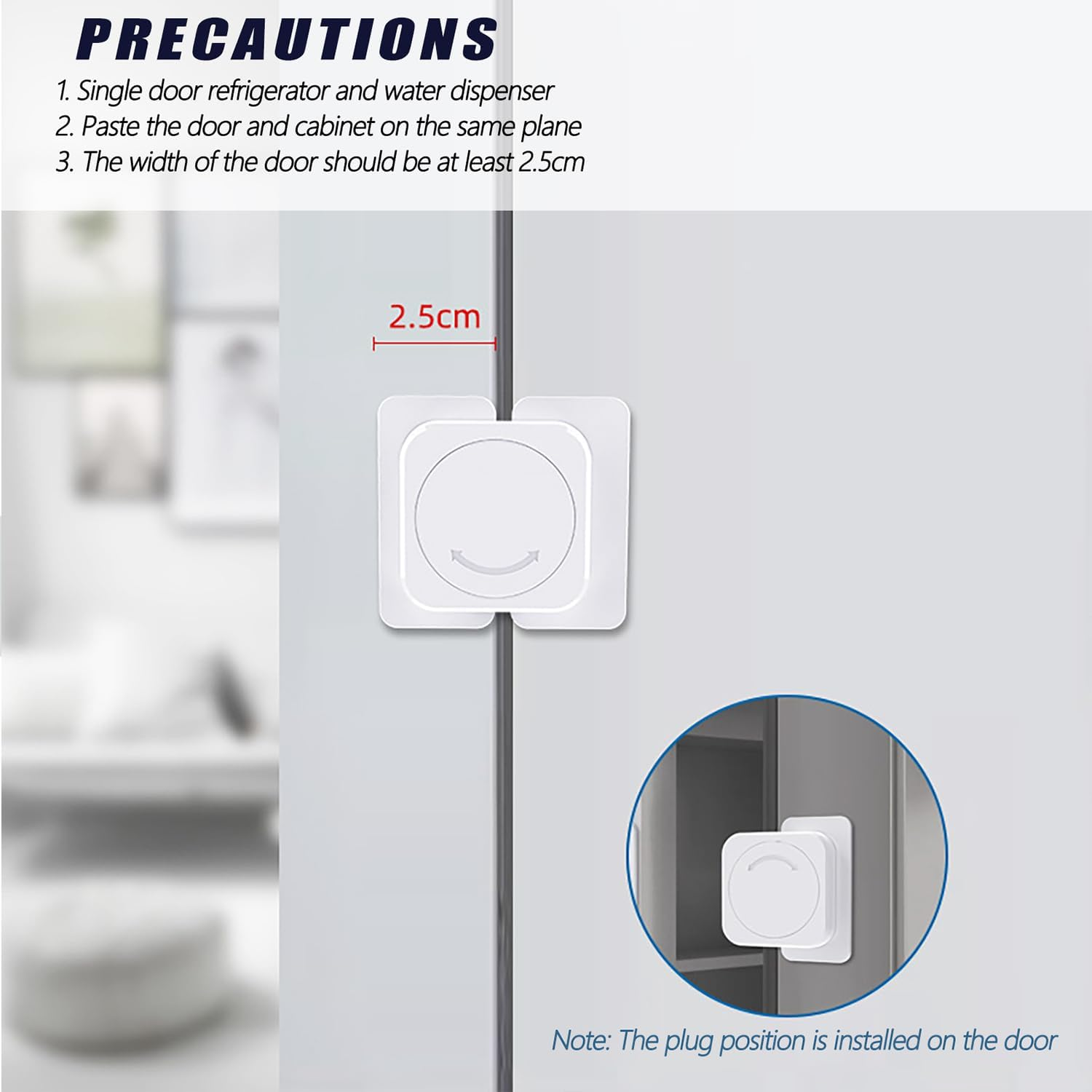 Baby Proof Cupboard Locks 8Pcs Child Safety Locks Child Lock Kitchen Cupboards Closet Drawers Refrigerator Door Safety Strap Locks with Strong and Removable Adhesive Easy Install image number 3