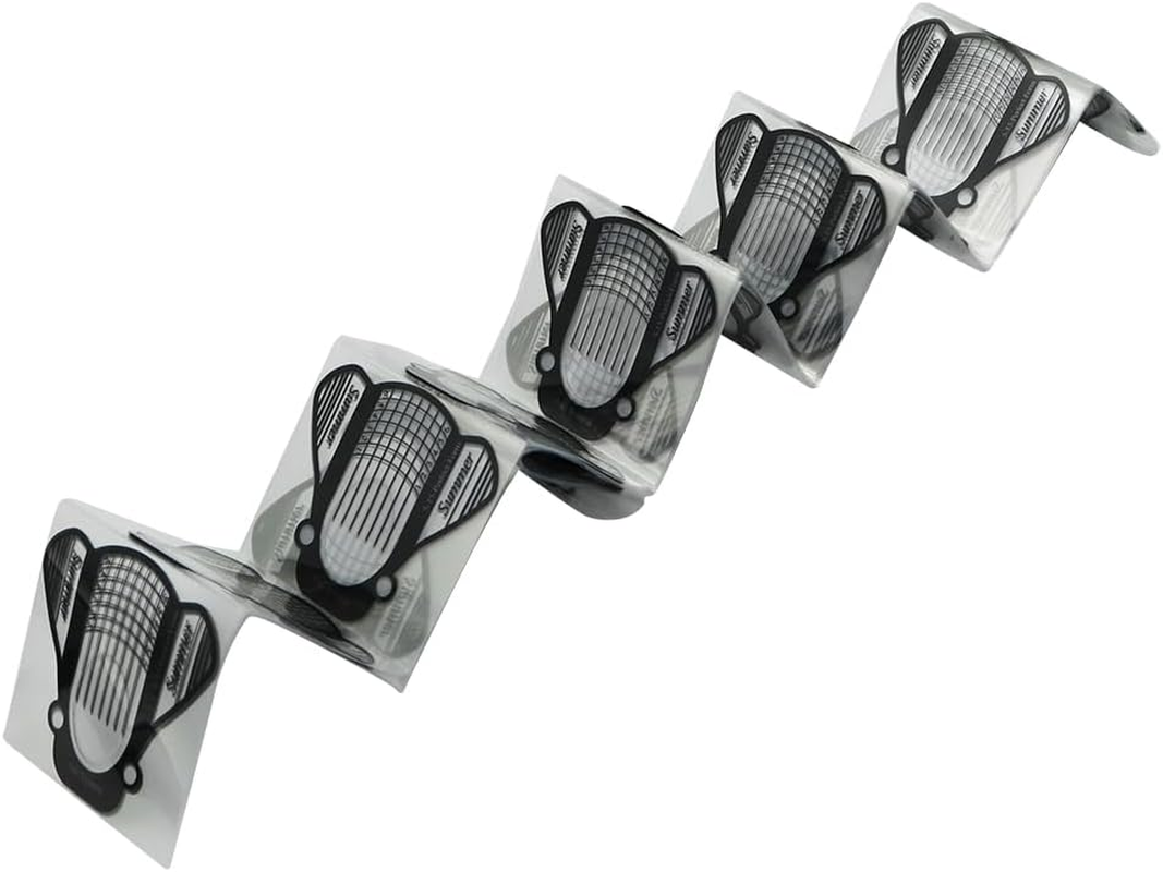 Namvo 100 Pieces Gel Nail Trim Paper, Nail Model, Nail Template, Nail Extension Template for Nail Extension Model Stickers image number 1