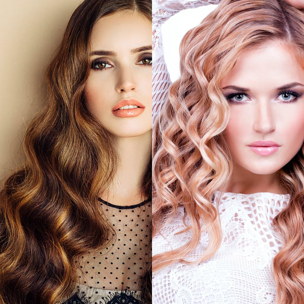 40 Pcs Pink Magic Hair Rollers,Include 20Pcs Large Silicone Curlers and 20Pcs Small Silicone Curlers image number 3