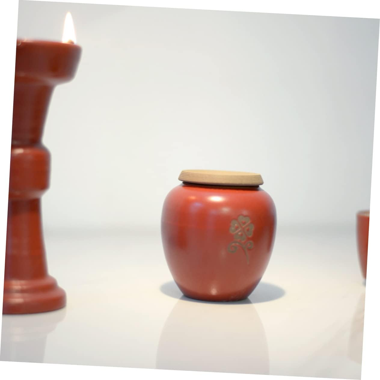 LABRIMP Retro Tea Canister Ceramic Jar Tea Storage Jars Storage Containers Home Decor image number 1