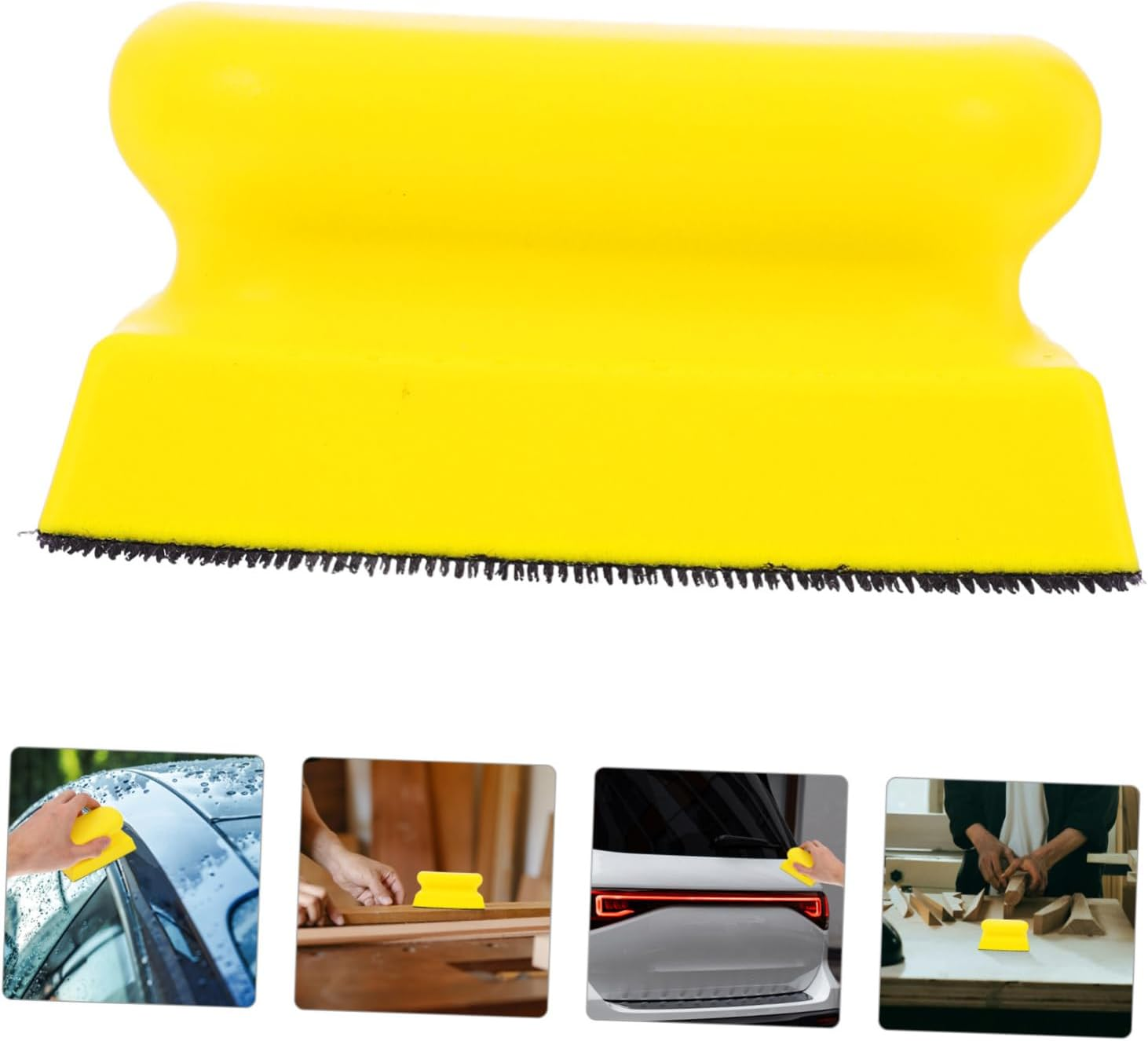 Gadpiparty Rectangular Hand Sanding Block Self-Adhesive Polishing Pad Sanding Tools for Tight Spaces image number 5