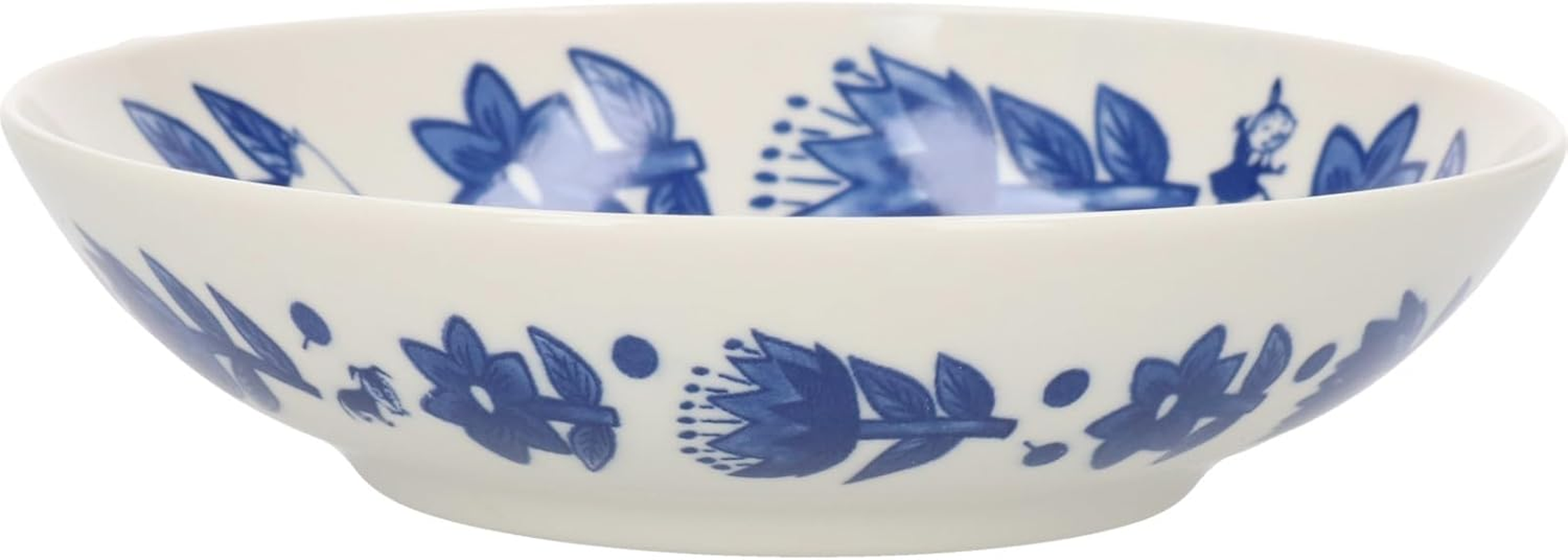 Moomin MM7000-76 Blue Flora Ceramic Bowl, 6.7 Inches (17 Cm), 3 Piece Tableware Set, Scandinavian Miscellaneous Goods, Moomin Goods, Mother'S Day, Present, Made in Japan image number 5
