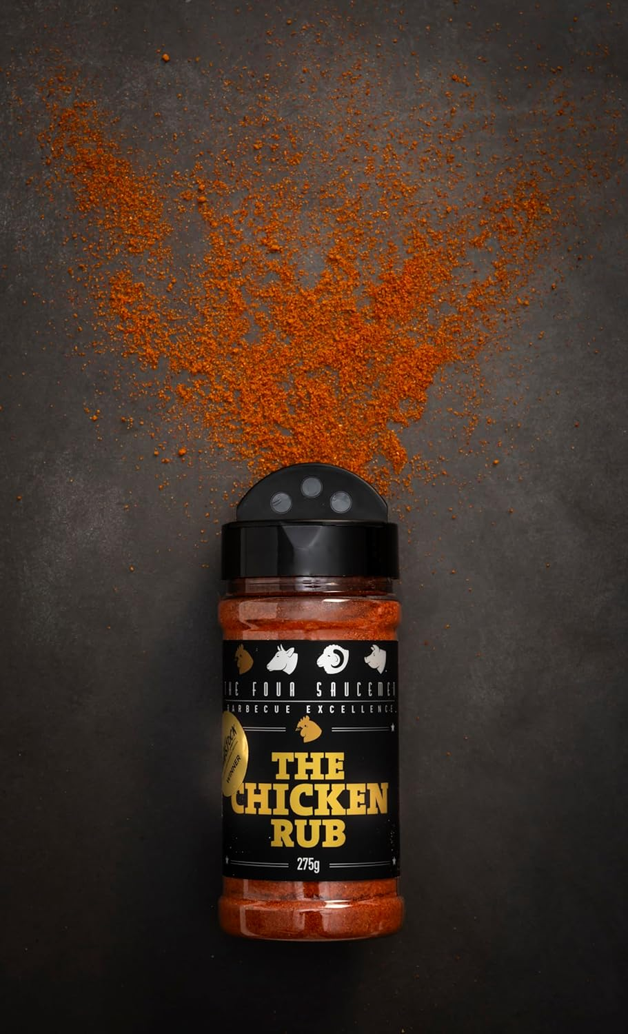 The Four Saucemen Original BBQ Rubs Set - Premium Blends for Chicken, Beef, Lamb, Pork - Award-Winning Barbecue Seasoning Gift Pack image number 2