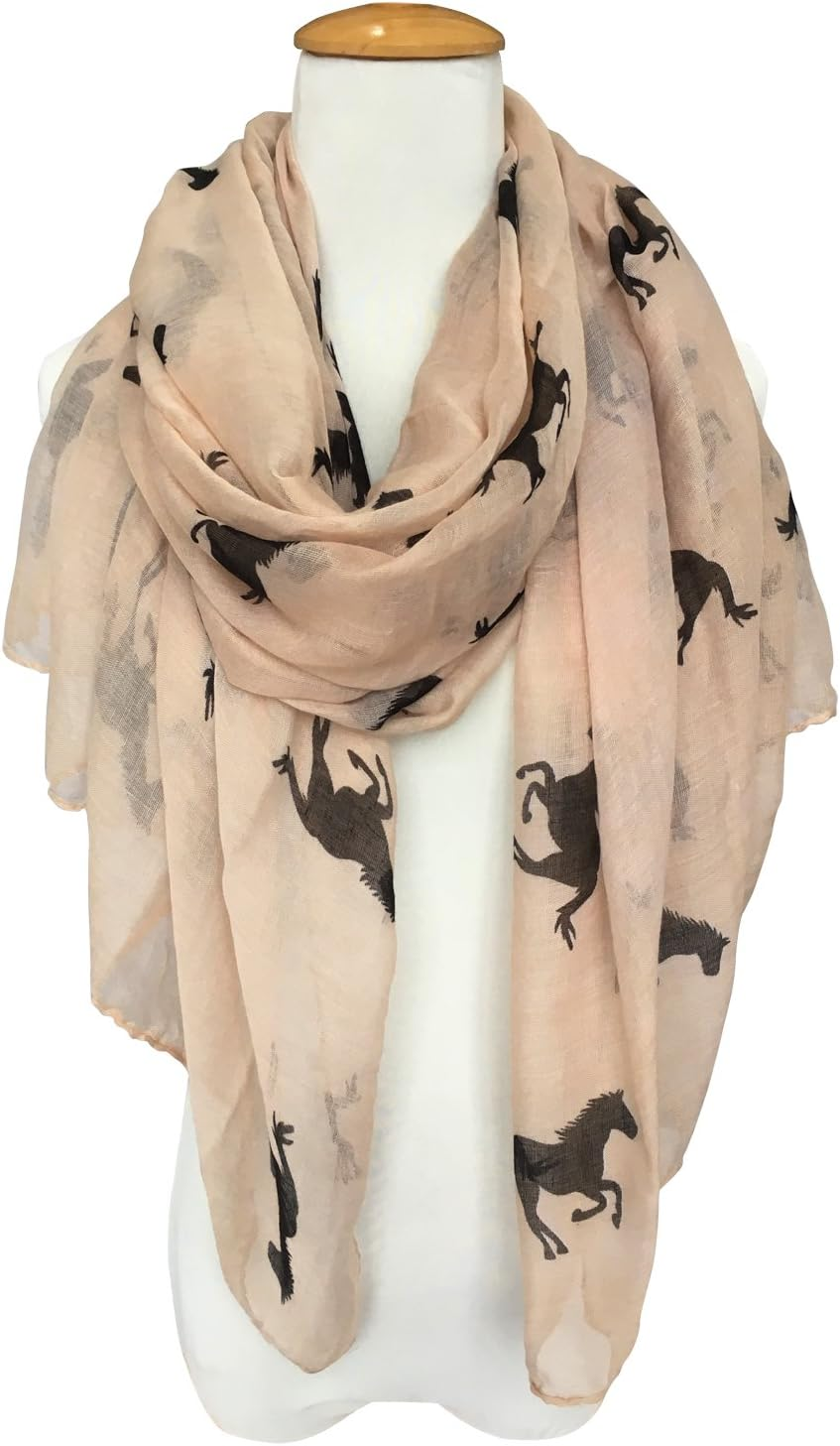 Herebuy Cool Animal Print Scarf Fashionable Women Scarves for Winter image number 6