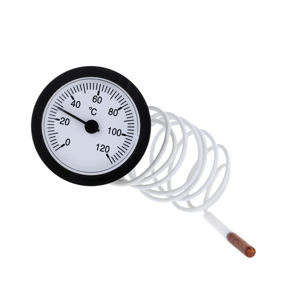 Dial Thermometer Capillary Temperature Gauge with 1M Sensor 0-120&deg;C for Measuring Water Liquid image number 3
