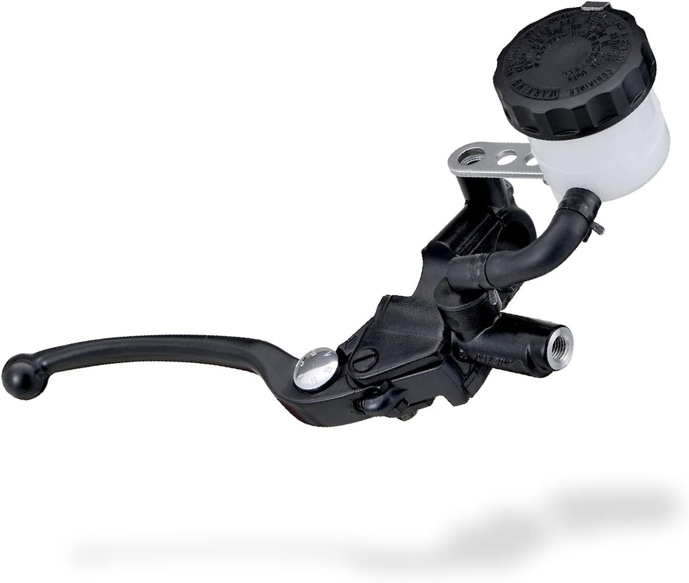 Daytona NISSIN 61738 Motorcycle Brake Master Cylinder Horizontal 5/8 Inch Black Body/Black Lever