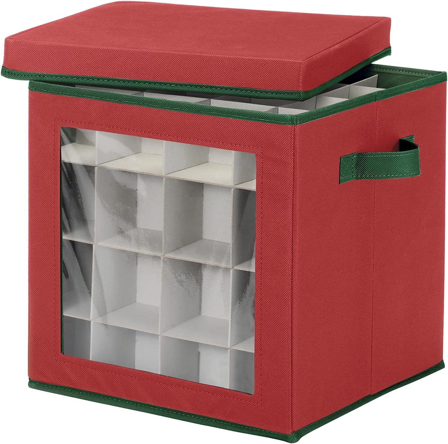 Whitmor Ornament Storage Cube, 64 Compartments