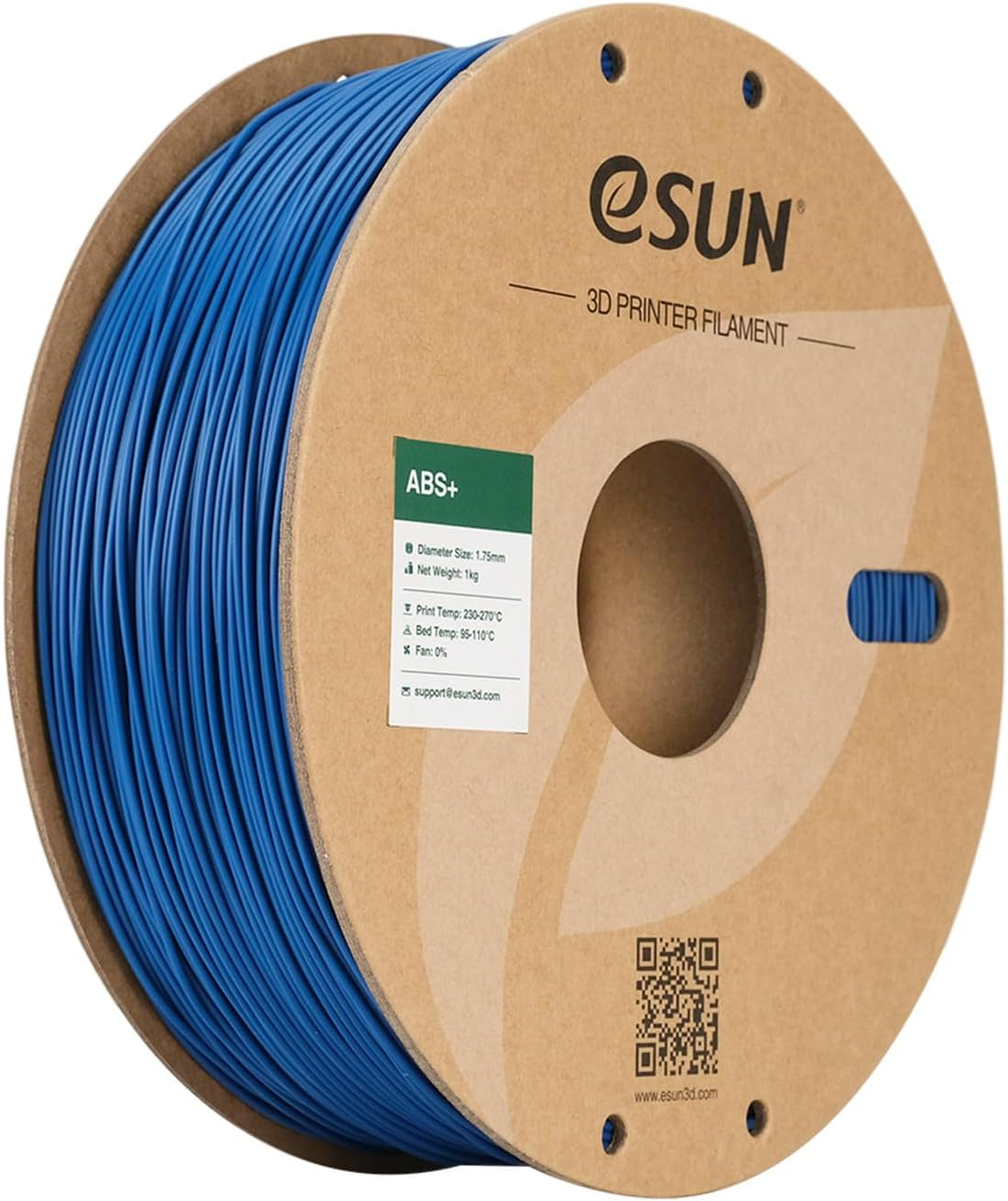 Esun ABS+ Filament 1.75Mm, Low Warping 3D Printer Filament ABS Plus, Dimensional Accuracy +/- 0.05Mm, 1KG Spool (2.2 LBS) 3D Printing Filament for 3D Printers,Blue image number 4