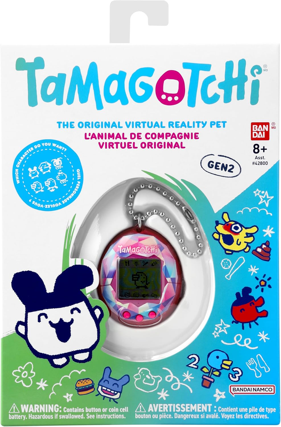 TAMAGOTCHI Original - Pink Treasure Jewel (P2) image number 1