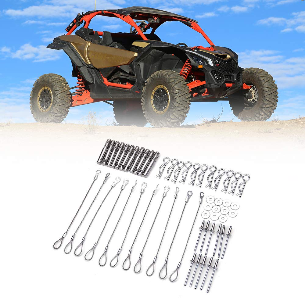 Clutch Cover Pin Kit Quick Release Tool Compatible for Can Am Maverick X3 2017 2018 2019 (Pack of 11)