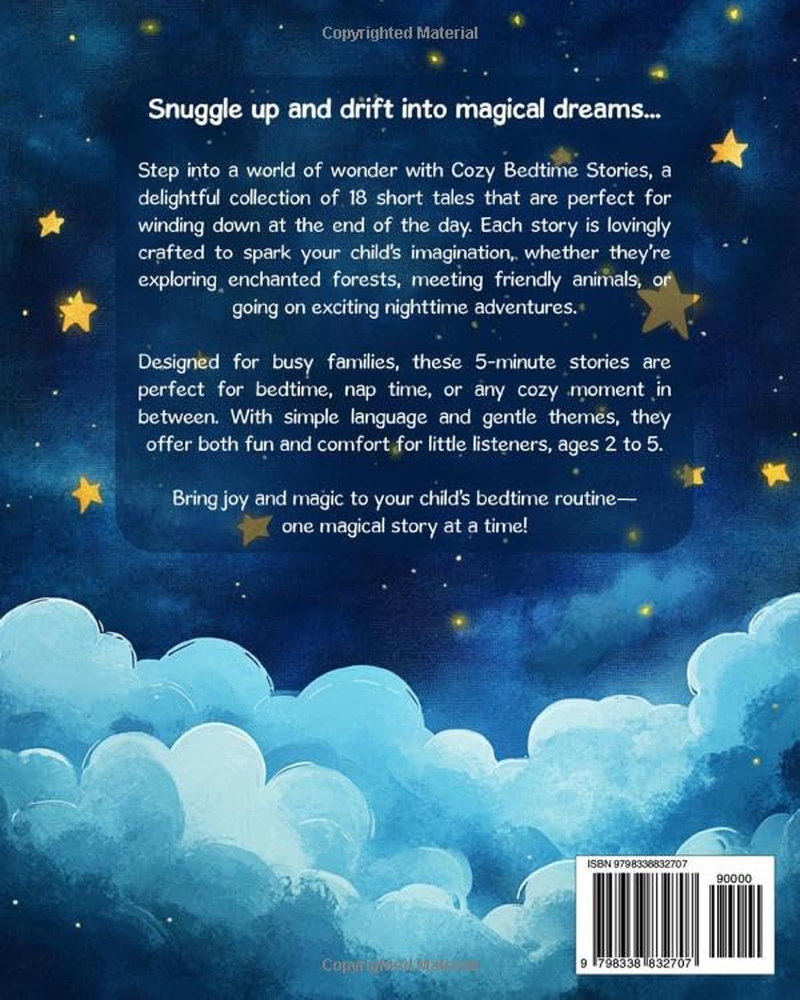Cozy Bedtime Stories: 18 Magical 5-Minute Tales for Kids (Ages 2-5) image number 1