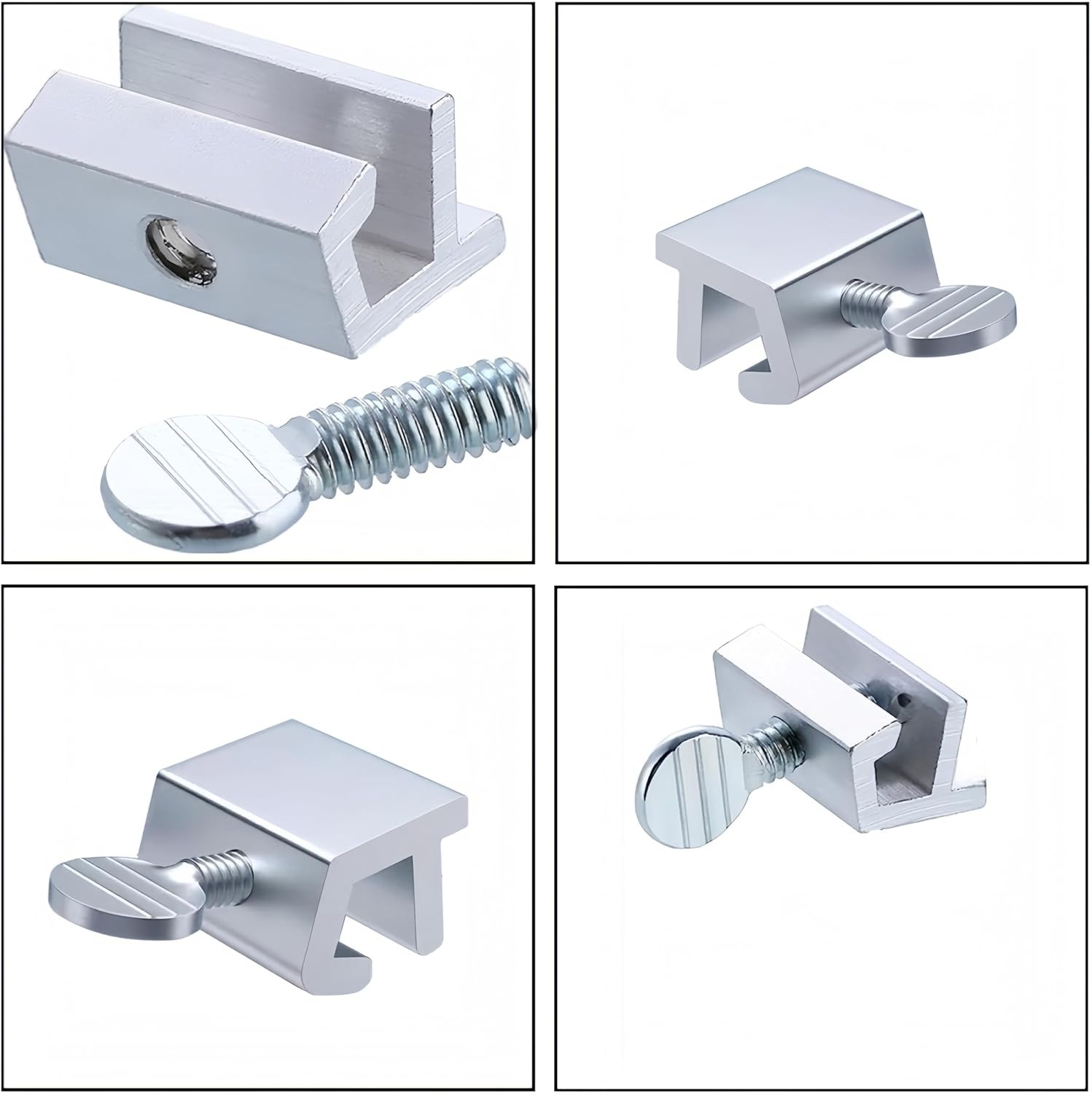 Afzoryxn Single Hole Locks,Pack of 10 Sliding Window Locks,Window Lock Security Lock,Adjustable Window Safety Lock,No Drill Easy Install,Sliding Door Lock - for Horizontal Sliding Windows image number 2