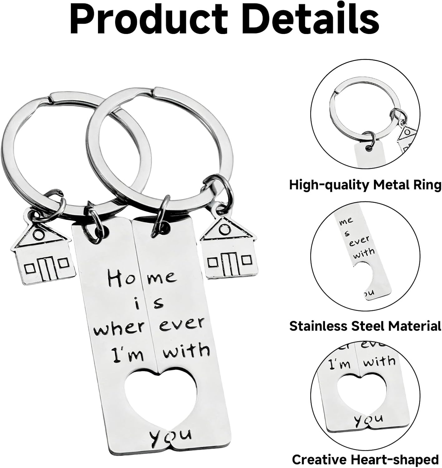 Couple Gifts for Him and Her, Heartfelt Housewarming Present for New Homeowners, First Home Keepsake for Husband & Wife, Boyfriend & Girlfriend, Valentine&lsquo;S Day, Christmas or Birthday Gift