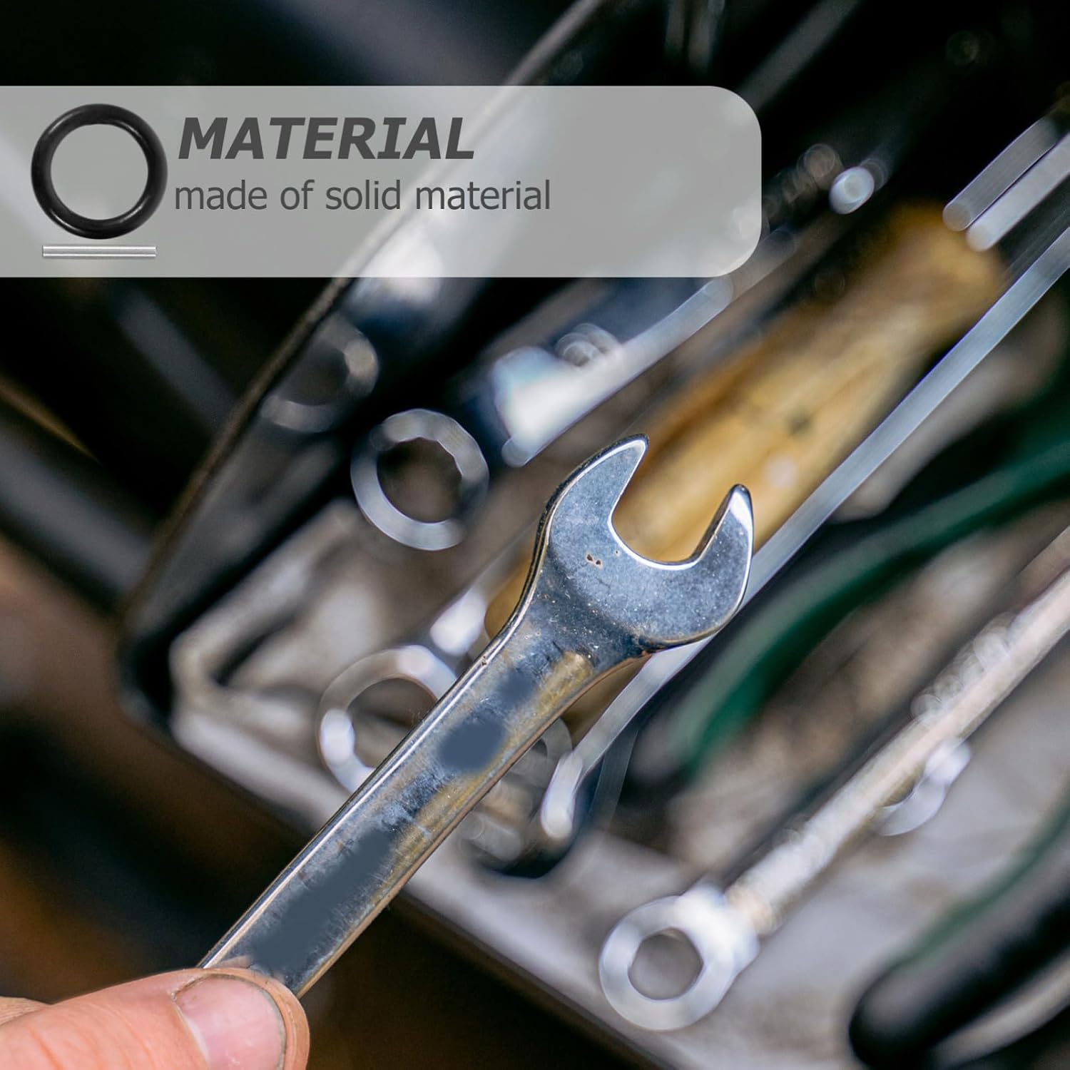 LIFKICH 6Pcs Electric Wrench Retainer Ring Set with O-Ring and Pin Clips, Socket Retainers 8-19Mm for Impact Wrenches, Automotive Repair and Maintenance Tools image number 6