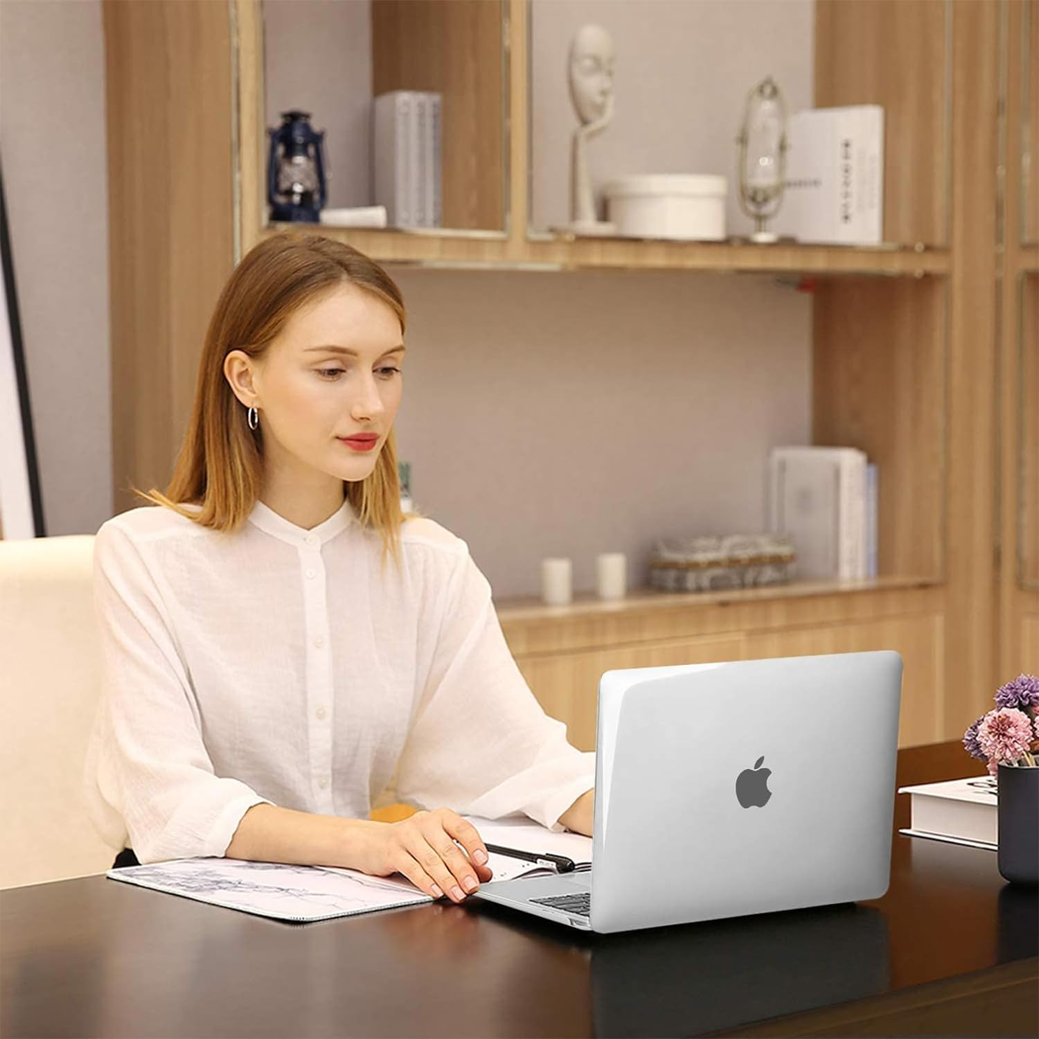 MOSISO Compatible with Macbook Air 13 Inch Case 2022 2021 2020 2019 2018 Release A2337 M1 A2179 A1932 Retina Display with Touch ID, Protective Plastic Hard Shell Case Cover, Crystal Clear image number 6