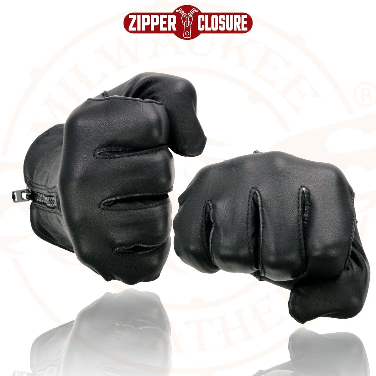 Milwaukee Men'S Driving Gloves with Zipper (Black, Xx-Large) image number 1