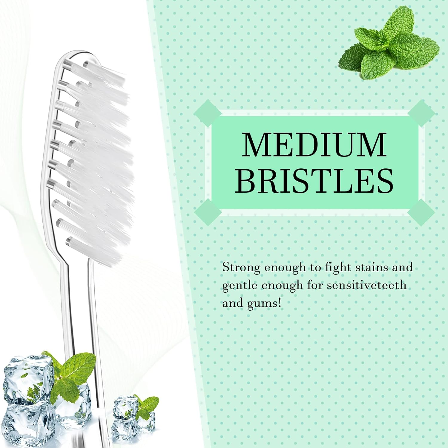 Remerry 100 Pack Individually Wrapped Disposable Toothbrushes Bulk Travel Toothbrushes Manual Disposable Tooth Brush Soft Bristle Tooth Brush for Adults Hotel Guest Camping Travel, 2 Colors image number 1