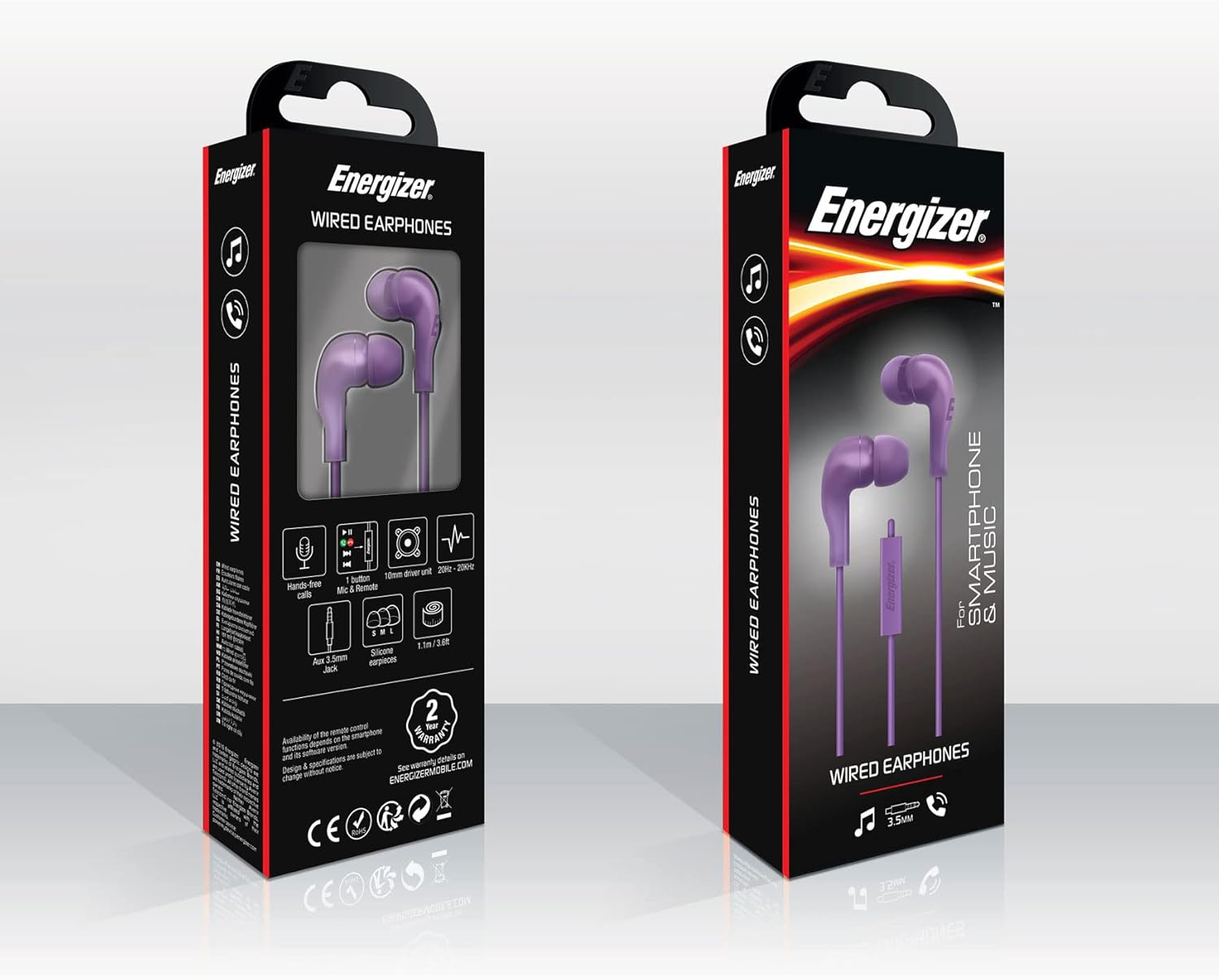 Energizer Wired Headphones 3.5 Mm image number 2
