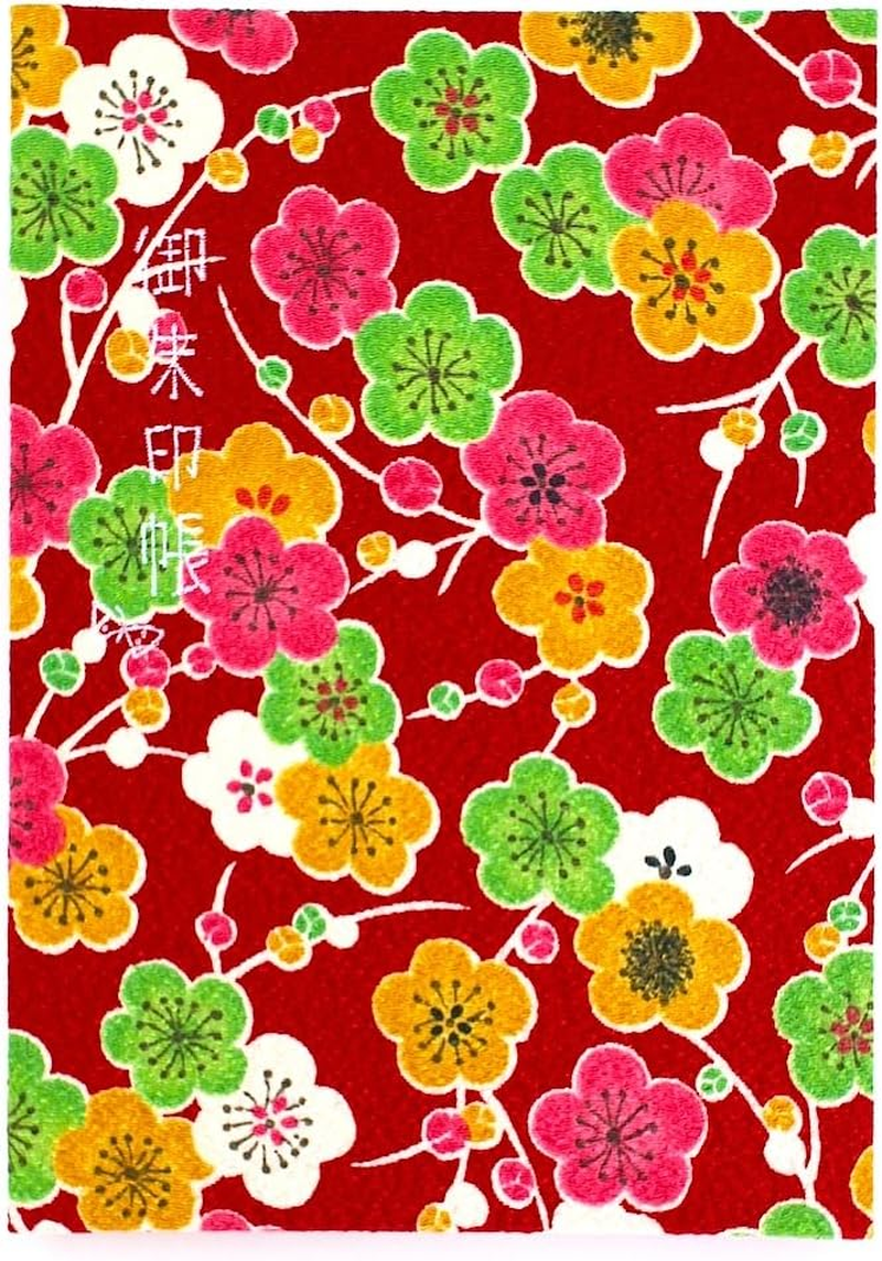 Tokonuts THO-01 B Goshuin Book, Bellows Type, Plum Red