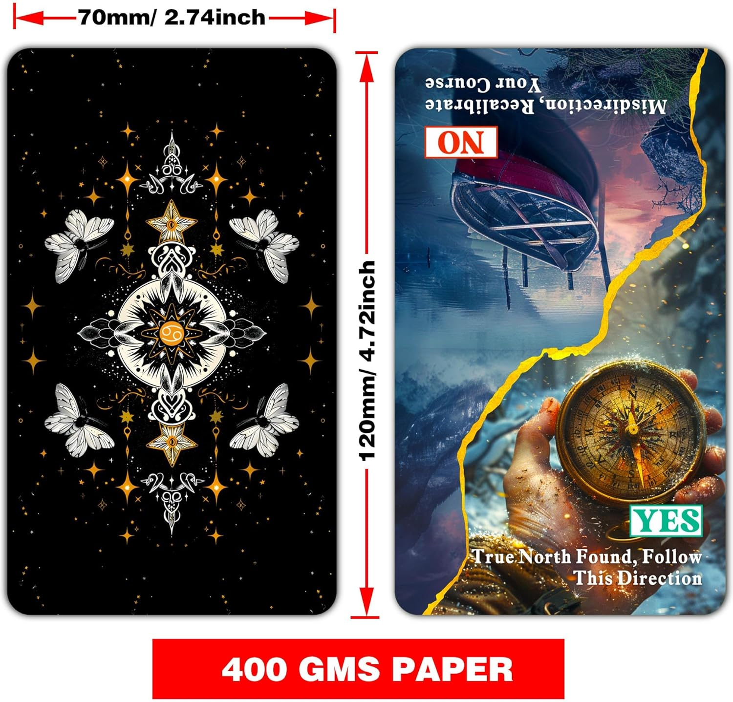 Yes or No Oracle Cards, Clarifying Life Situations Oracle Deck, Oracle Cards for Beginners, Simplify Your Decisions Instantly