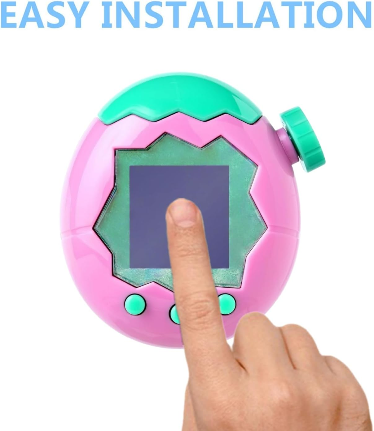 Aemus Screen Protector Compatible for Tamagotchi Paradise, Full Coverage PET Clear Film