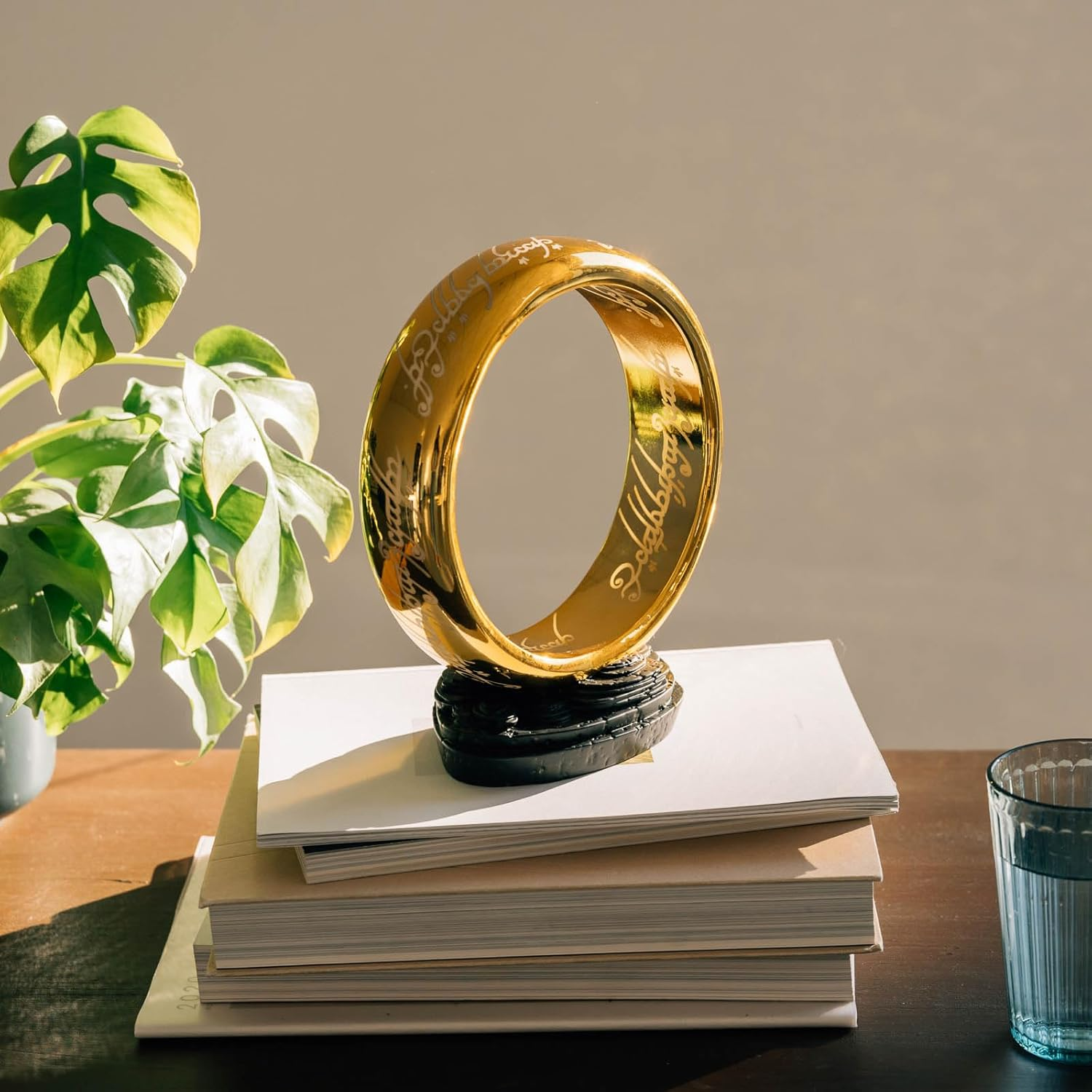 Grupo Erik - Lord of the Rings Decorative Lamp, the Unique Ring | Resin Replica, Lord of the Rings Items image number 1