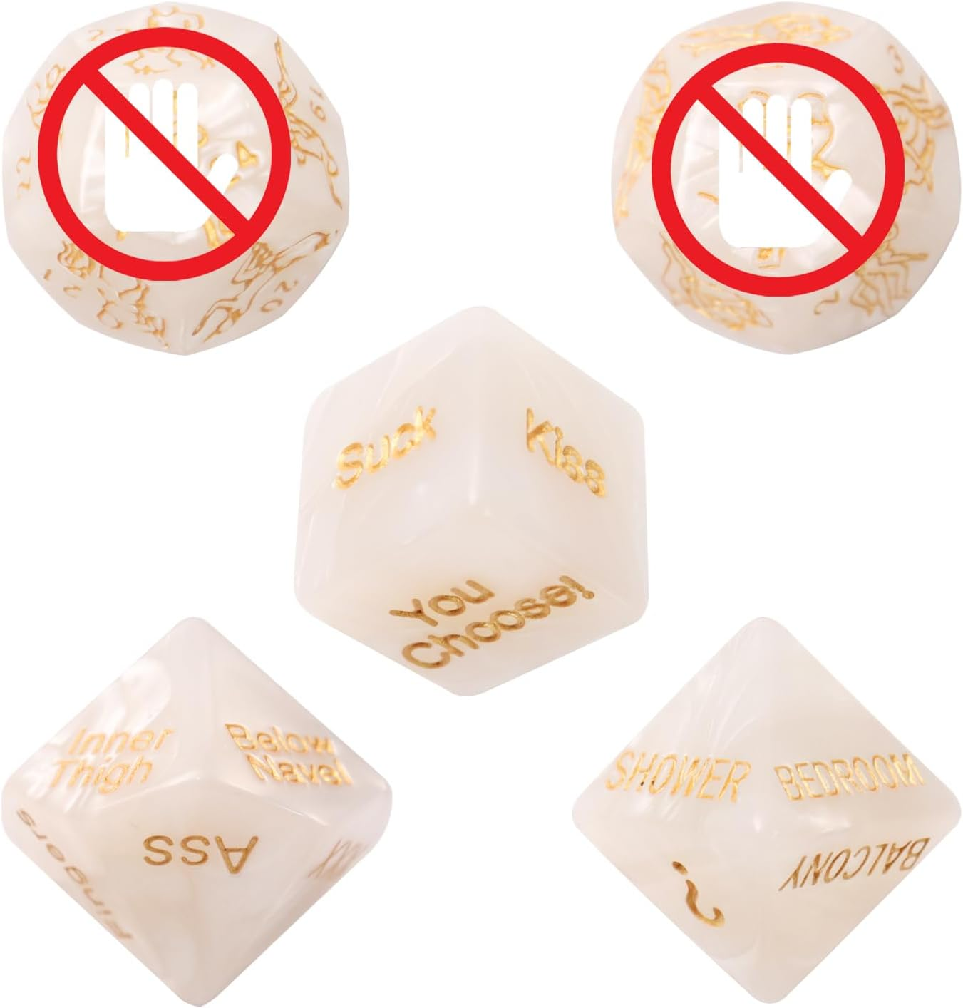 Tnstk Date Night Dice, Funny Couple Dice Game, Portable Couple Dice Kit for Adults Women Men Husband Girlfriend Boyfriend (Black)