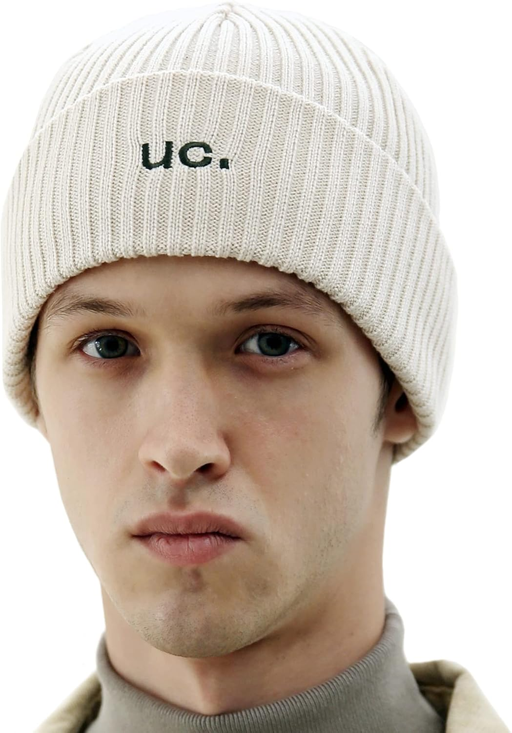 UNDERCONTROL Winter Fisherman Trawler Rib Beanie Free Men Women Unisex Stylish Plain Skull Hat Stretchy Watch Rolled Cuff Cap image number 3