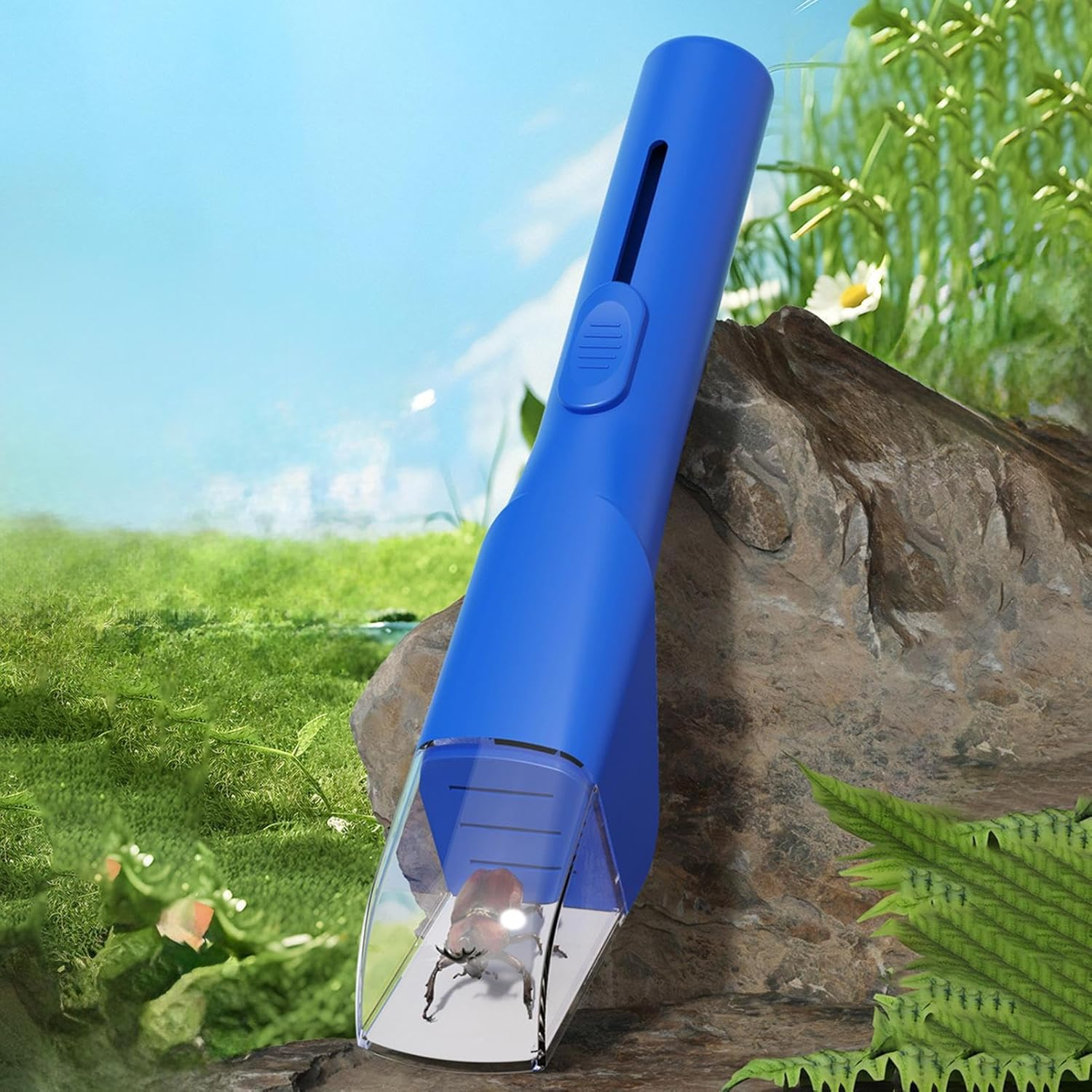 Spider Catcher Tool, Bee Grabber Picker, Remover Wand, Gentle Design Easy Green Handheld Tool for Home Garden Travel Exhibition, 10.83 X 1.97 X 1.97 Inches image number 2