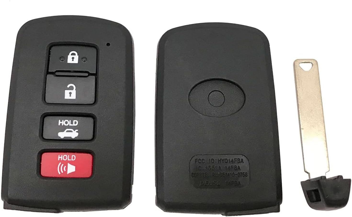 Replacement Remote Car Key Fob Shell Compatible with To-Yota Avalon Camry Corolla RAV4 Car Key Case HYQ14FBA (Not Chip) image number 1