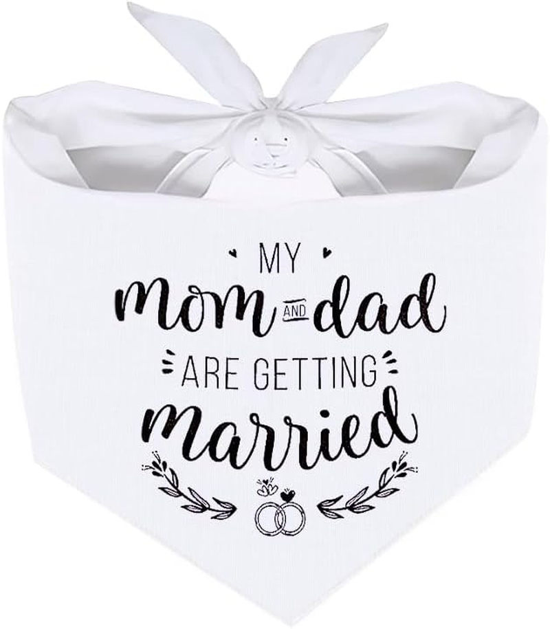 Dogs Bandana Birthday Wedding Outfit Apparel Accessories Bridal Shower Gifts for Dogs Scarf Engagement Clothes Handkerchief