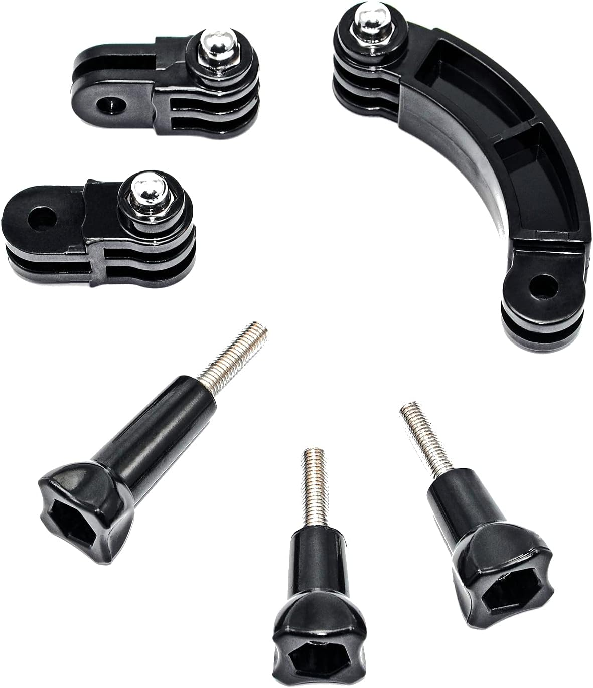 90 Degree Rotary Extension Arms Mount Rig Screw for Gopro Hero4/3+/3/2/1 Camera image number 3