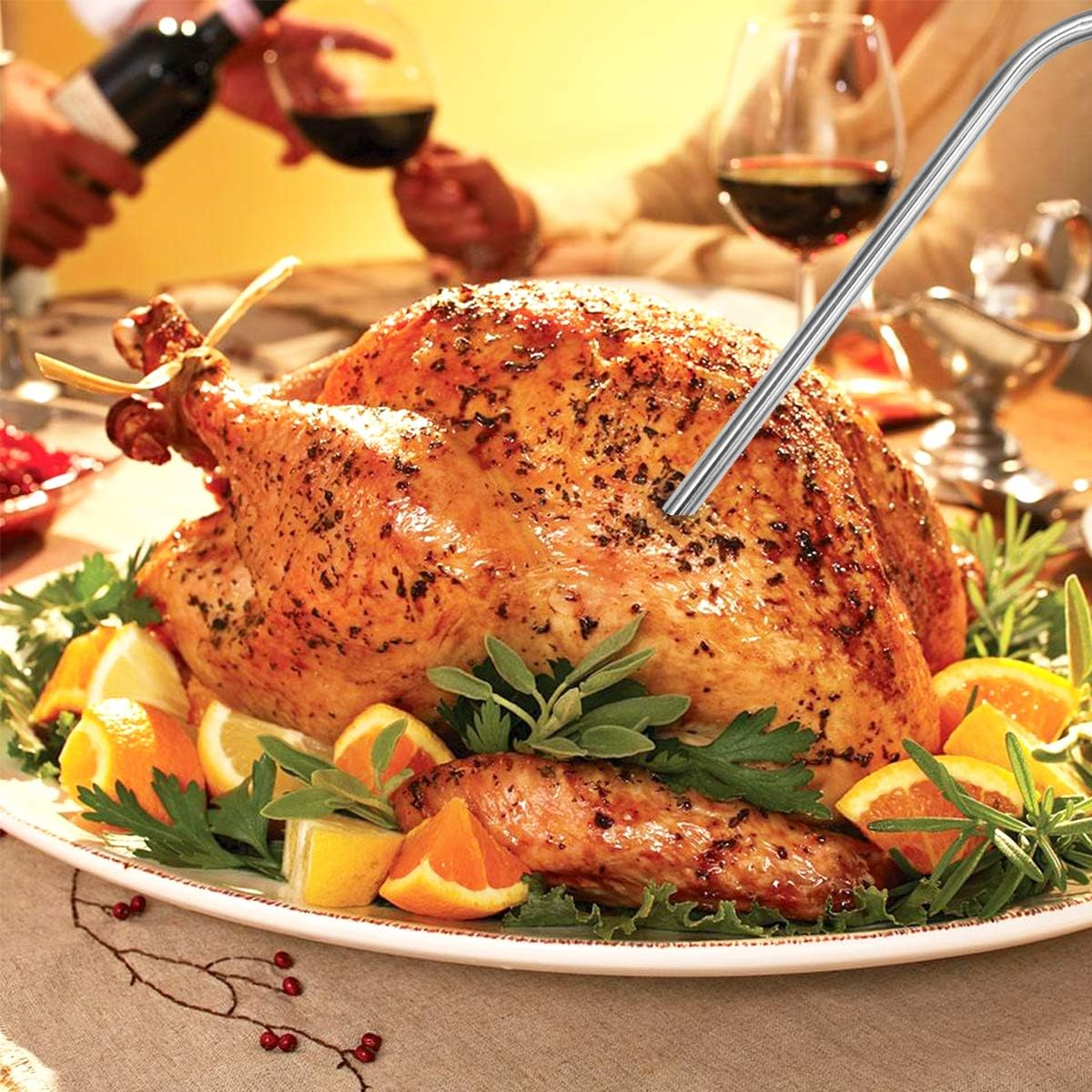 2 Pack Replacement Part for Camp Chef Meat Probes, Smoker Grill Temeprature Sensor, Pellet Grills Accessories with Stainless Steel Probe Clip 2Pc image number 5