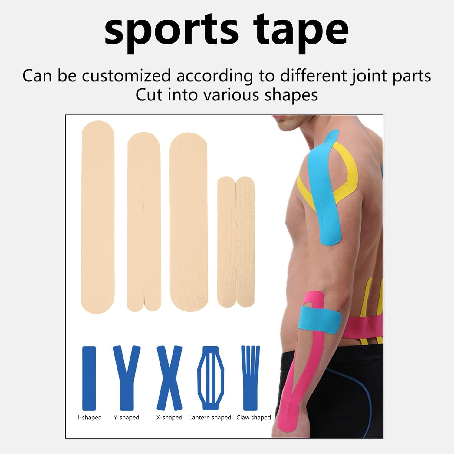 CTOUUGRS Face Tape 2.5Cm X 5M Natural Kinesiology Wrinkle Reducing Strips for Fine Lines Crow'S Feet and Sagging Skin Non Invasive anti Aging Skin Care 1 Roll image number 5