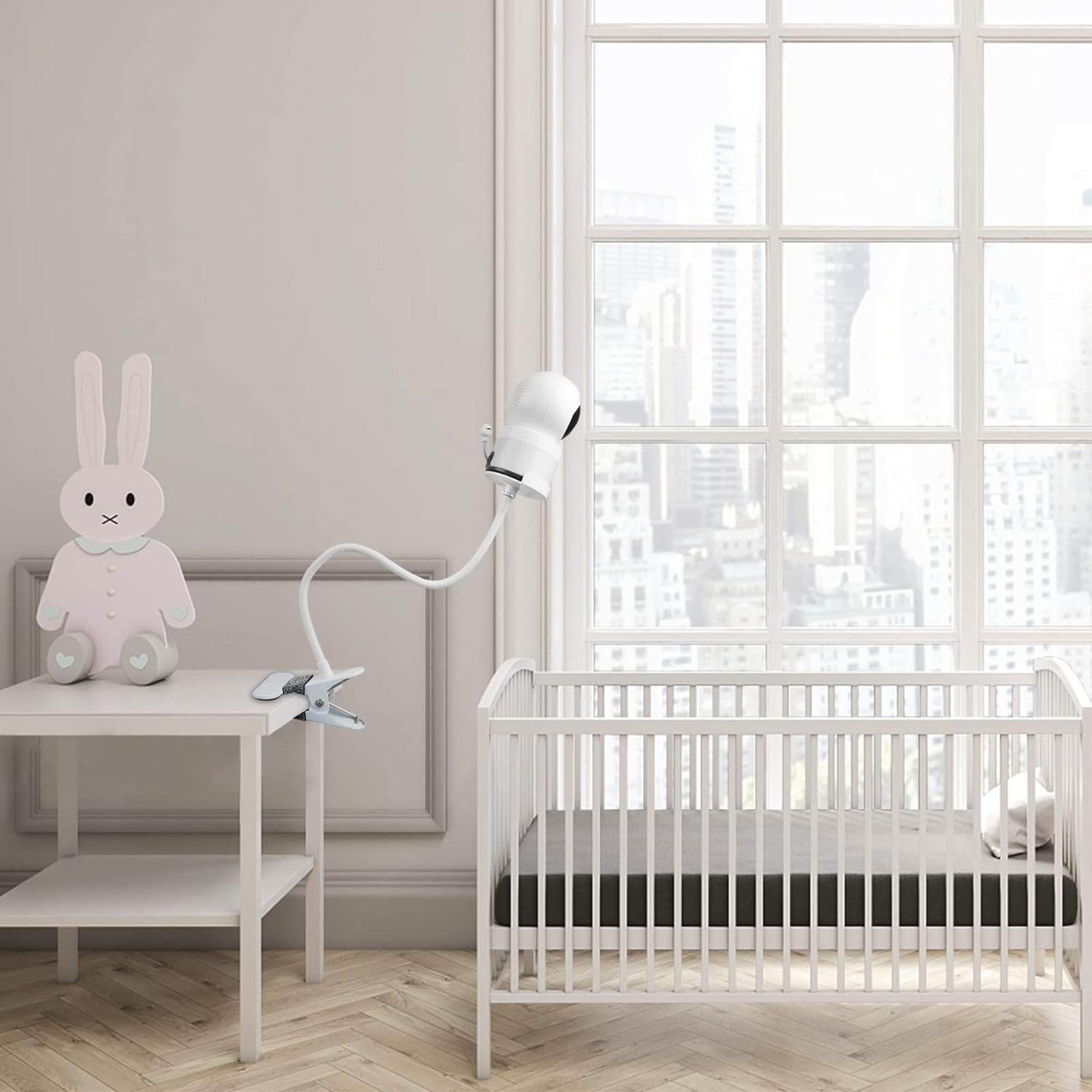 HOLACA 40Cm Clip Holder Mount Bracket for Vtech RM5766HD/RM7756HD/VM5463/RM5764HD/RM5864HD/RM7764HD/BM3800/BM4700/BM5600/BM5700 Baby Monitor image number 2