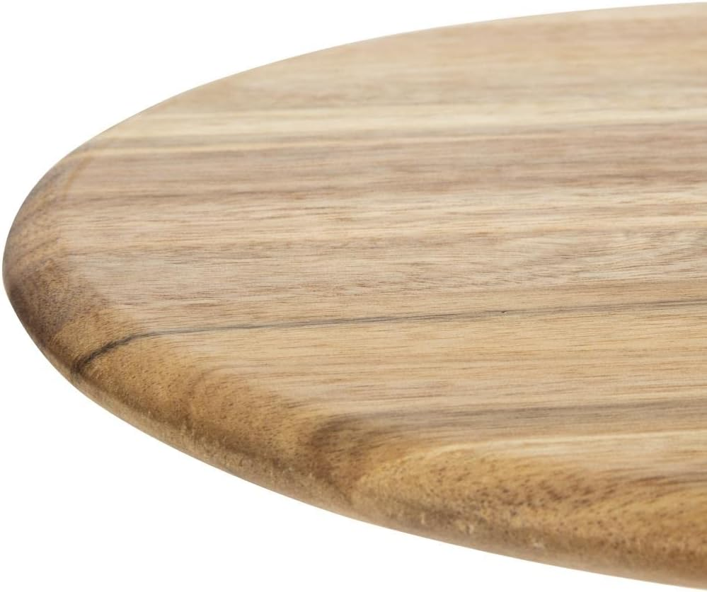 Olympia Acacia Wood round Pizza Paddle Board 33 Cm Size image number 4