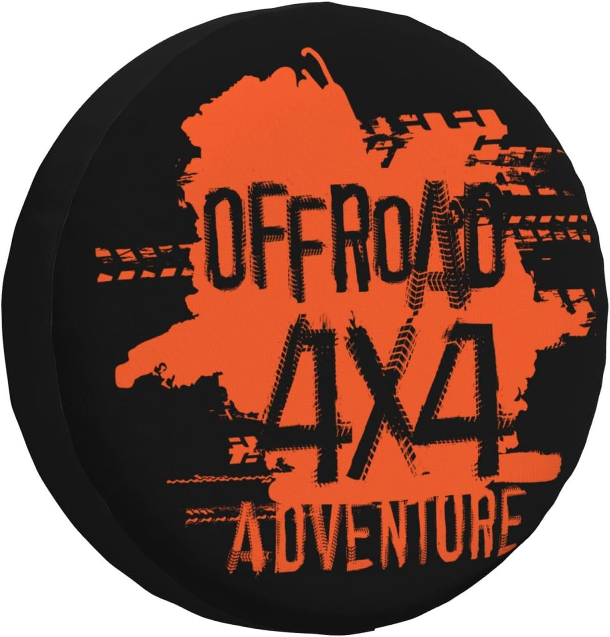 Universal Replacement Wheel Cover off Road 4X4 Adventure Waterproof Spare Wheel Cover Dustproof Tyre for Trailer, Motorhome, SUV, Off-Road Vehicle Wheel 15 Inch image number 1