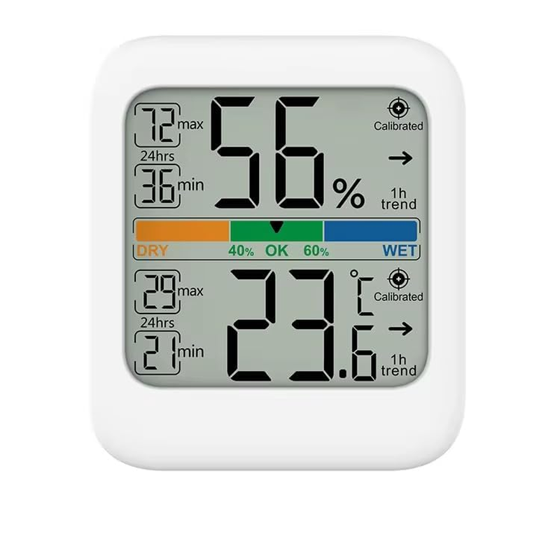 Indoor Digital Thermometer Hygrometer, Temperature and Humidity Monitor