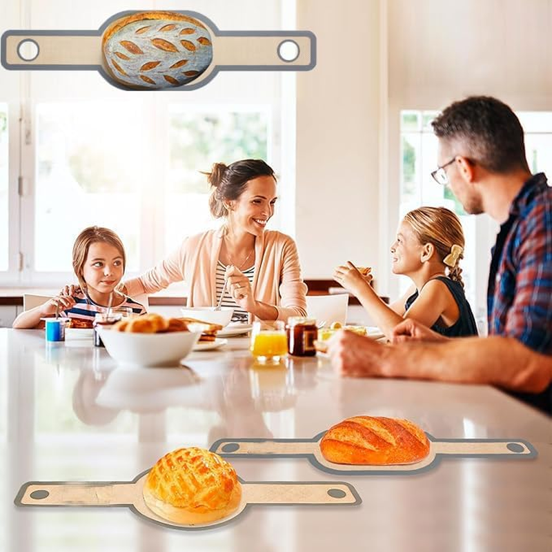 Silicone Bread Slings for Dutch Oven Liners, Sourdough Silicone Bread Slings, Non-Stick 2-Piece, Easy to Clean Reusable Baking Mats with Long Handles (Grey) image number 1