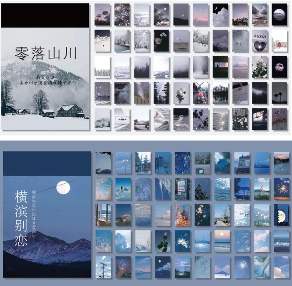 Betterjonny 400Pcs Washi Paper Stickers - 8 Styles Vintage Aesthetic Scrapbooking Decorative Stickers for Scrapbook Journaling DIY Arts Crafts image number 5