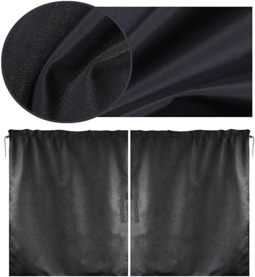 Sun Shade Side Window Covers, Car Divider Privacy Curtains, Car Window Cover Detachable Car Seat Partition Curtain Car Camping Curtains Privacy Protection Curtains for Travel Camping Nap Sleeping image number 2
