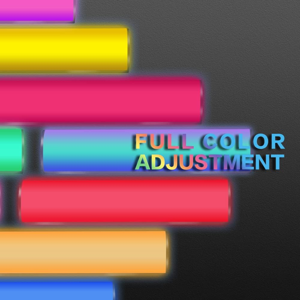 W200 Handheld RGB Light Wand, 200Mm RGB Light Bar 360&deg; Full Color Portable Photography Lighting with Magnet and Bi-Color CCT Mode. CRI 95+ 2500-9000K Dimmable Camera Light Illumination 800Lux /0.3M , 20 Color Effects 7W Power 3000Mah Lithium-Ion Battery (Type C Rechargeable) One Tripod and One USB Cable Inclued. image number 1