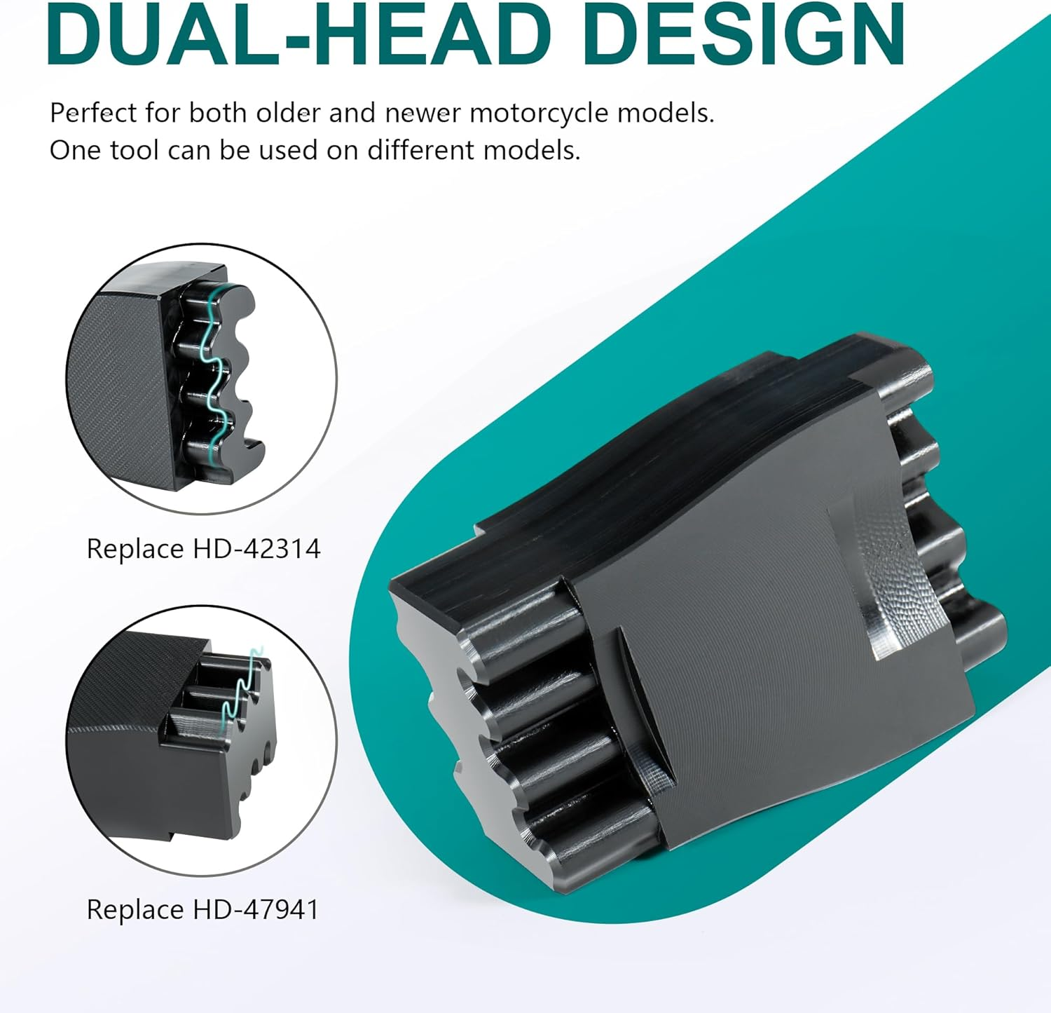 Mokitdora Double-Headed Cam Locking Tool Compatible with Harley Twin Cam 1999-2017, M8 Milwaukee 8 Motors 2017-2024, Dyna 1999-2006 Models image number 3