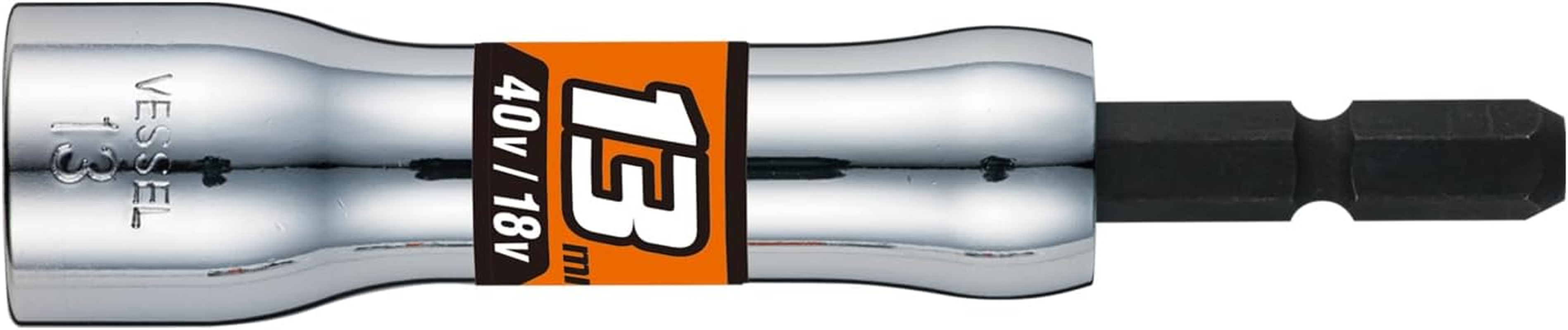 Vessel SL201390 Semi-Long Socket, opposite Side 0.5 X 3.5 Inches (13 X 90 Mm), Hex