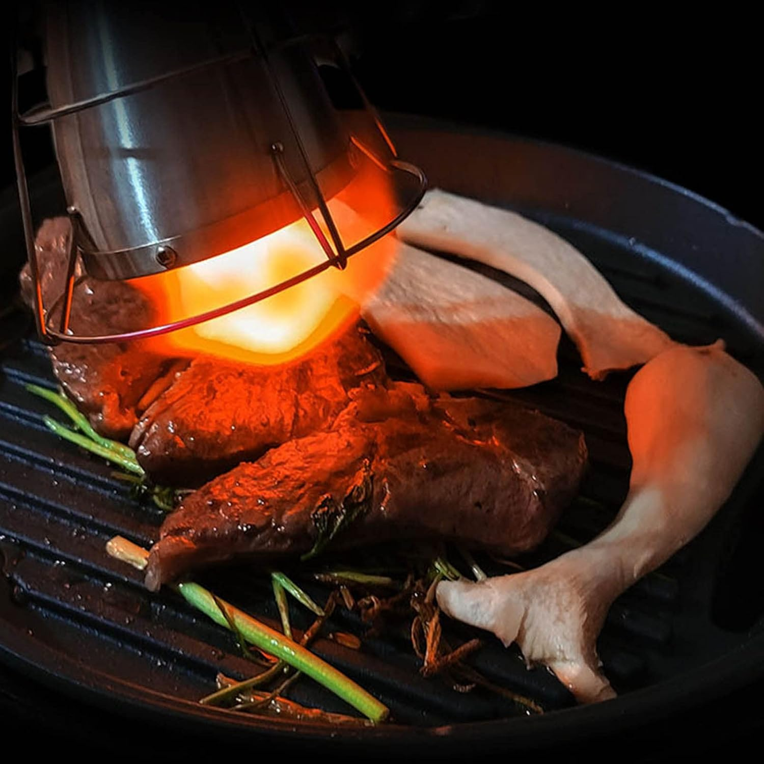 Culinary Torch Attachment, Handheld Broiler, Smokeless 304 Stainless Steel Flamethrower, Perfect for Sous Vide Searing Melting, for Use in Restaurants, Bbqs, Home Kitchen, Camping image number 2